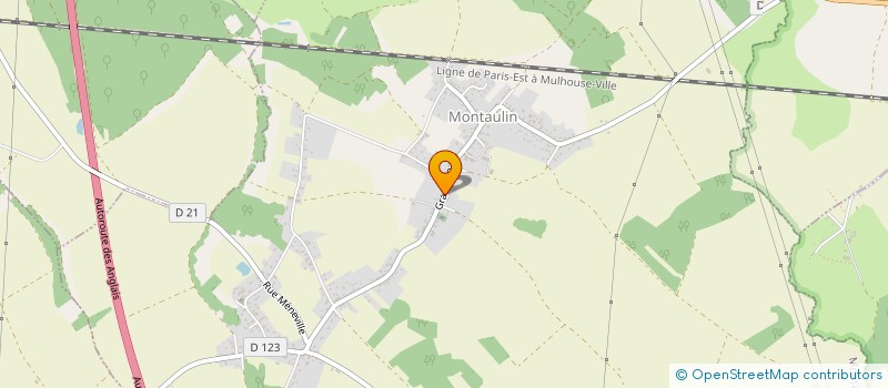 localisation de l'entreprise COMMUNE DE MONTAULIN  MONTAULIN