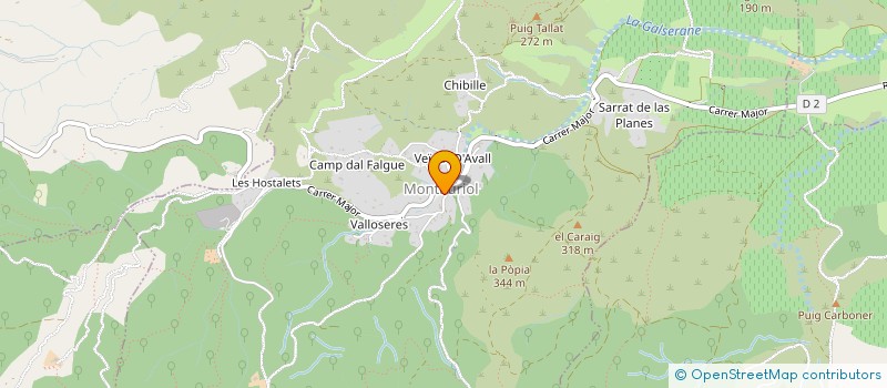 localisation de l'entreprise COMMUNE DE MONTAURIOL  MONTAURIOL