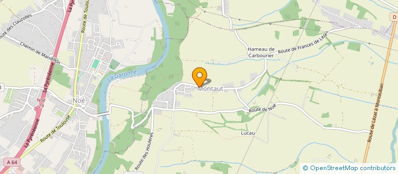 localisation de l'entreprise COMMUNE DE MONTAUT  MONTAUT
