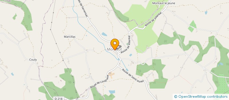 localisation de l'entreprise COMMUNE DE MONTAUT  MONTAUT