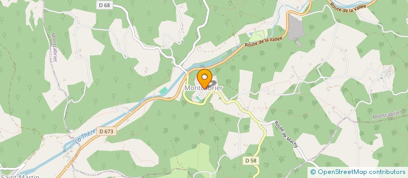 localisation de l'entreprise COMMUNE DE MONTCABRIER  MONTCABRIER