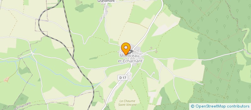 localisation de l'entreprise COMMUNE DE MONTCEAU ET ECHARNANT  MONTCEAU-ET-ECHARNANT