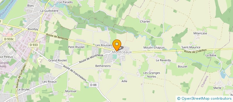 localisation de l'entreprise COMMUNE DE MONTCEAUX à MONTCEAUX