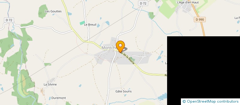 localisation de l'entreprise COMMUNE DE MONTCHEVRIER à MONTCHEVRIER