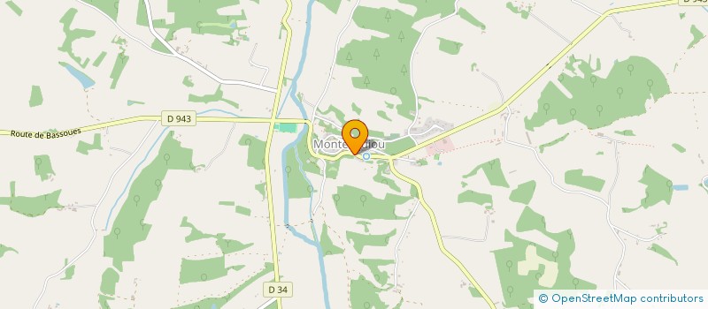 localisation de l'entreprise COMMUNE DE MONTESQUIOU  MONTESQUIOU