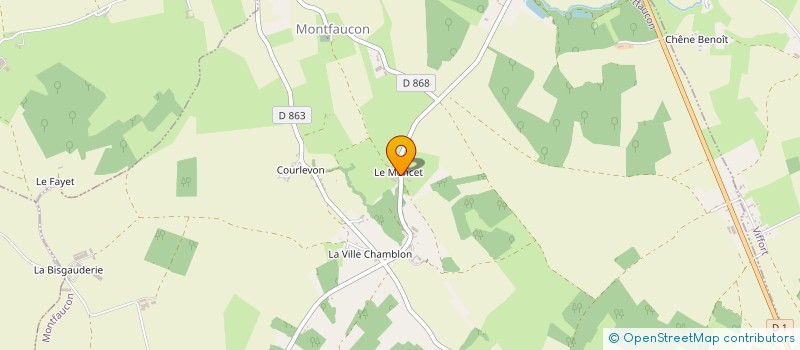 localisation de l'entreprise COMMUNE DE MONTFAUCON  MONTFAUCON