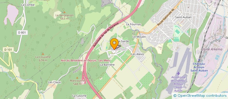 localisation de l'entreprise COMMUNE DE MONTFORT  MONTFORT