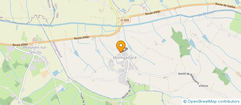 localisation de l'entreprise COMMUNE DE MONTGAILLARD  MONTGAILLARD