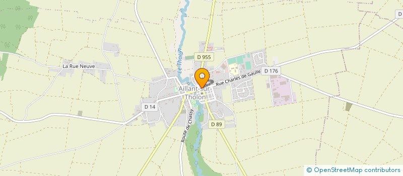 localisation de l'entreprise COMMUNE DE MONTHOLON à MONTHOLON