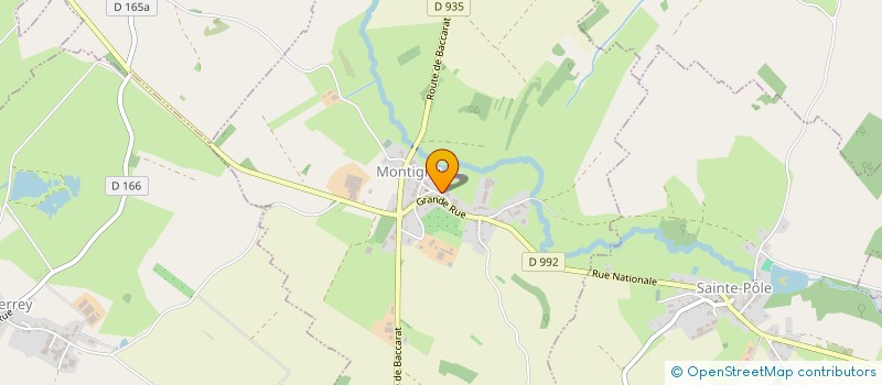 localisation de l'entreprise COMMUNE DE MONTIGNY à MONTIGNY