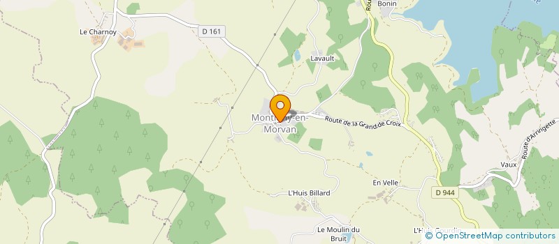 localisation de l'entreprise COMMUNE DE MONTIGNY EN MORVAN  MONTIGNY-EN-MORVAN