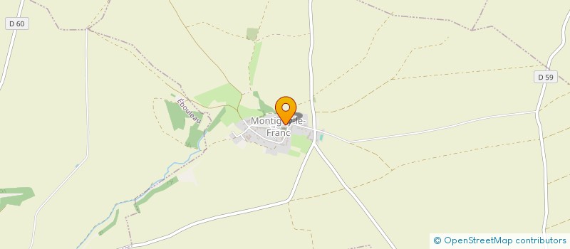 localisation de l'entreprise COMMUNE DE MONTIGNY LE FRANC  MONTIGNY-LE-FRANC