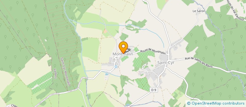 localisation de l'entreprise COMMUNE DE MONTIGNY LES ARSURES  MONTIGNY-LES-ARSURES