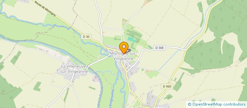 localisation de l'entreprise COMMUNE DE MONTIGNY-MORNAY-VILLENEUVE-SUR-VIGEANNE  MONTIGNY-MORNAY-VILLENEUVE-VINGE