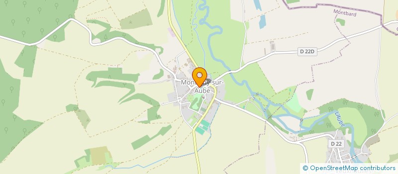 localisation de l'entreprise COMMUNE DE MONTIGNY SUR AUBE  MONTIGNY-SUR-AUBE