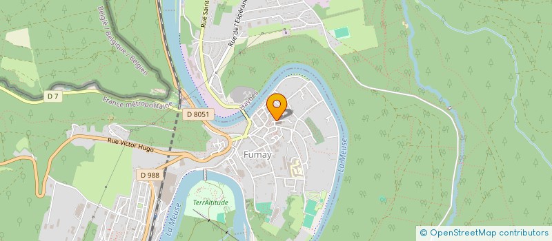 localisation de l'entreprise COMMUNE DE MONTIGNY SUR MEUSE  MONTIGNY-SUR-MEUSE