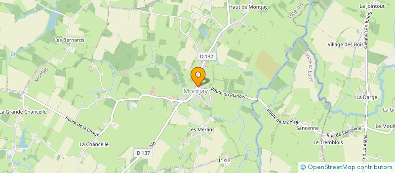 localisation de l'entreprise COMMUNE DE MONTJAY  MONTJAY