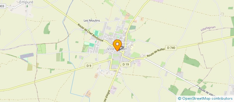 localisation de l'entreprise COMMUNE DE MONTJEAN  MONTJEAN