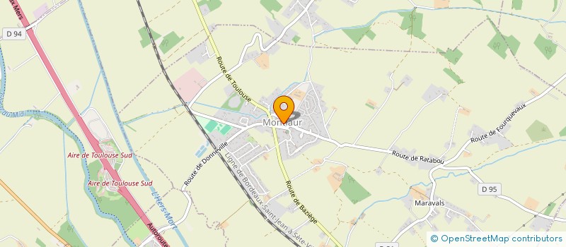 localisation de l'entreprise COMMUNE DE MONTLAUR  MONTLAUR