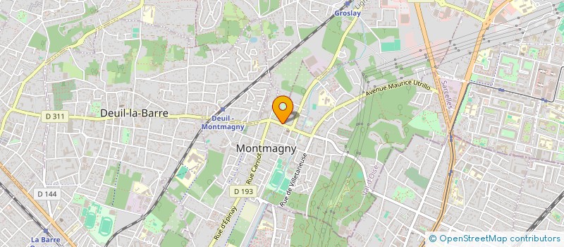 localisation de l'entreprise COMMUNE DE MONTMAGNY  MONTMAGNY