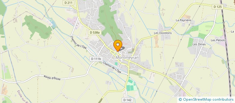 localisation de l'entreprise COMMUNE DE MONTMEYRAN  MONTMEYRAN