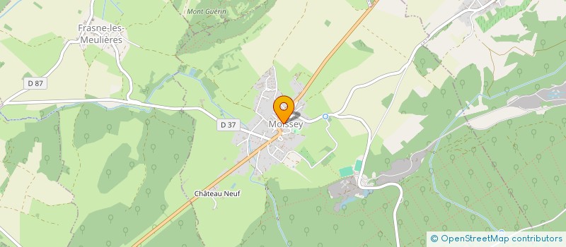 localisation de l'entreprise COMMUNE DE MONTMIREY LE CHATEAU  MONTMIREY-LE-CHATEAU