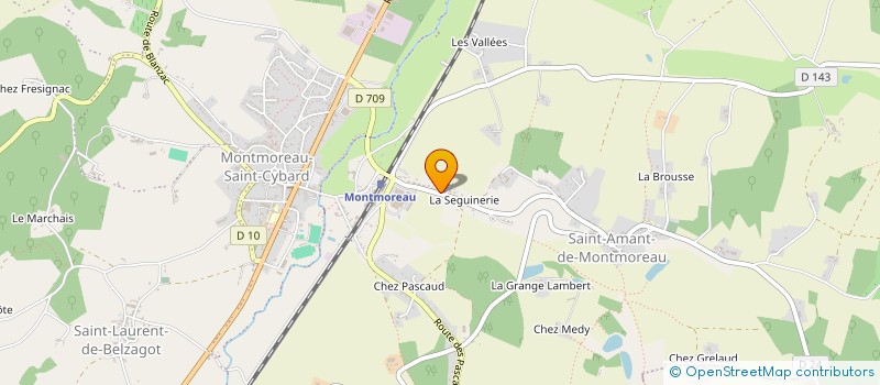 localisation de l'entreprise COMMUNE DE MONTMOREAU à MONTMOREAU