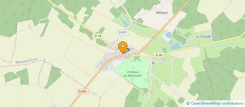 localisation de l'entreprise COMMUNE DE MONTMORT LUCY  MONTMORT-LUCY