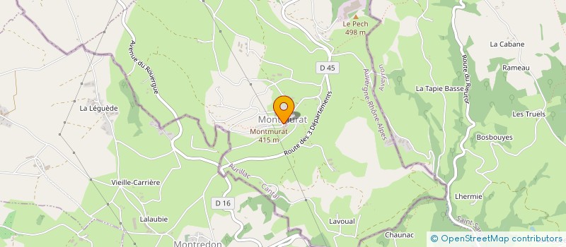 localisation de l'entreprise COMMUNE DE MONTMURAT à MONTMURAT
