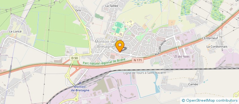 localisation de l'entreprise COMMUNE DE MONTOIR-DE-BRETAGNE à MONTOIR-DE-BRETAGNE