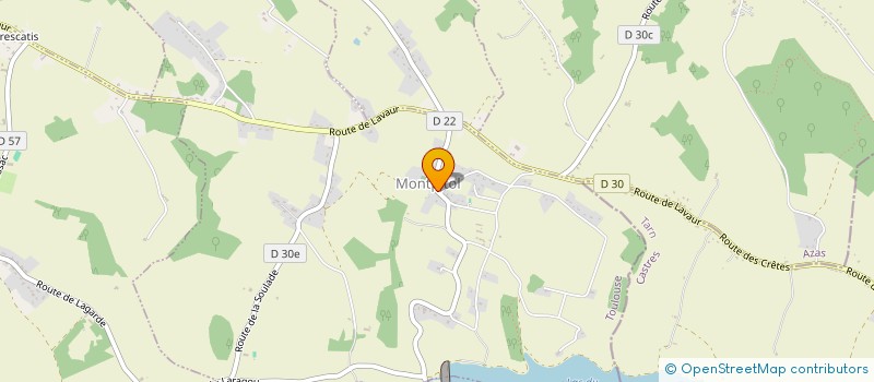 localisation de l'entreprise COMMUNE DE MONTPITOL  MONTPITOL