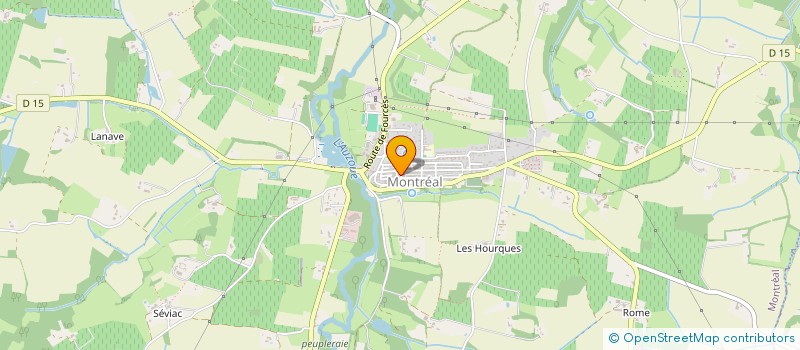 localisation de l'entreprise COMMUNE DE MONTREAL  MONTREAL