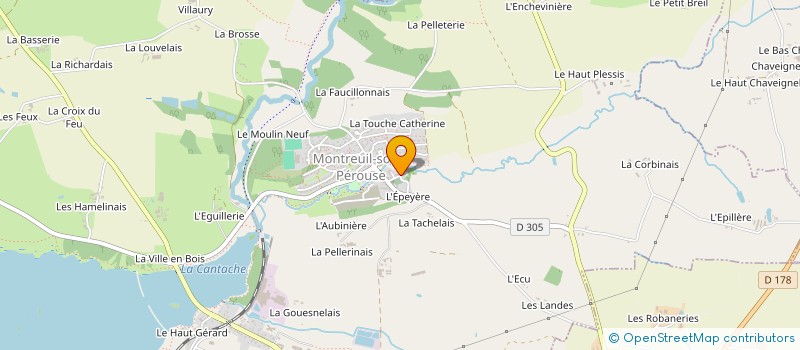 localisation de l'entreprise COMMUNE DE MONTREUIL SOUS PEROUSE  MONTREUIL-SOUS-PEROUSE