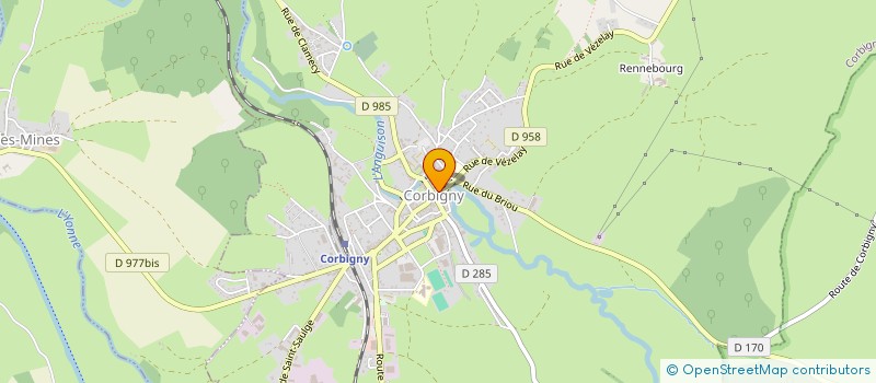 localisation de l'entreprise COMMUNE DE MONTREUILLON  MONTREUILLON