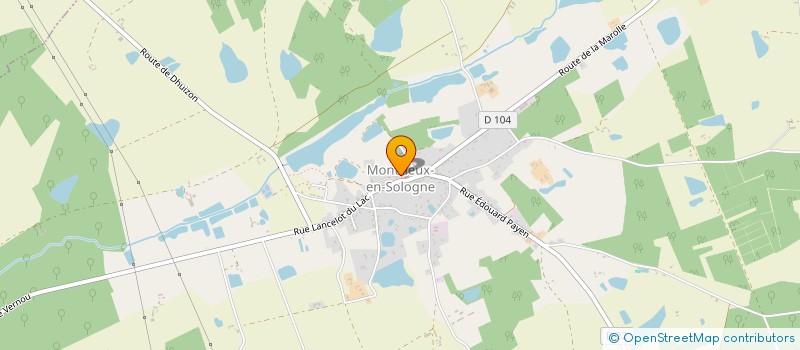 localisation de l'entreprise COMMUNE DE MONTRIEUX EN SOLOGNE  MONTRIEUX-EN-SOLOGNE