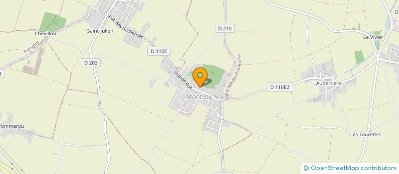 localisation de l'entreprise COMMUNE DE MONTROY  MONTROY
