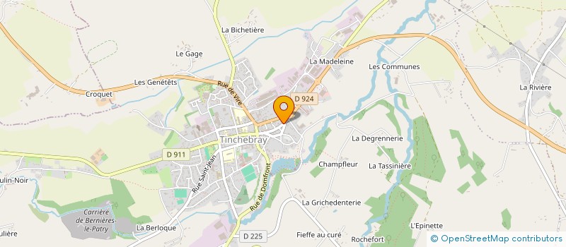 localisation de l'entreprise COMMUNE DE MONTSECRET-CLAIREFOUGERE à MONTSECRET-CLAIREFOUGERE
