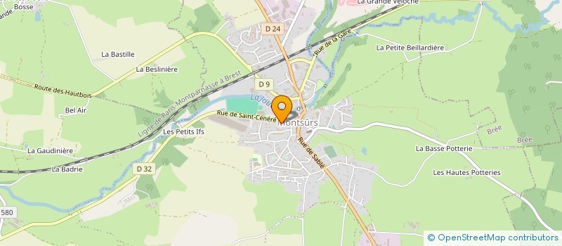 localisation de l'entreprise COMMUNE DE MONTSURS à MONTSURS