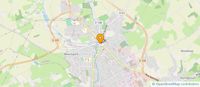 localisation de l'entreprise COMMUNE DE MONTVAL-SUR-LOIR  MONTVAL-SUR-LOIR