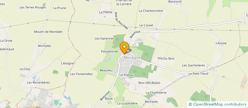 localisation de l'entreprise COMMUNE DE MORAGNE  MORAGNE