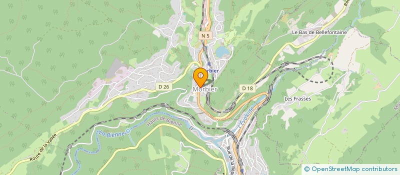 localisation de l'entreprise COMMUNE DE MORBIER à MORBIER