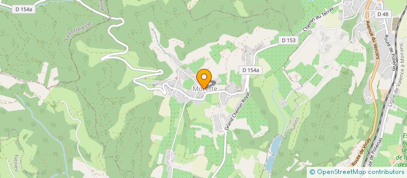 localisation de l'entreprise COMMUNE DE MORETTE  MORETTE