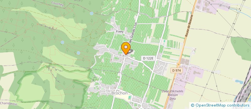 localisation de l'entreprise COMMUNE DE MOREY SAINT DENIS  MOREY-SAINT-DENIS