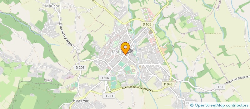 localisation de l'entreprise COMMUNE DE MORLAAS à MORLAAS