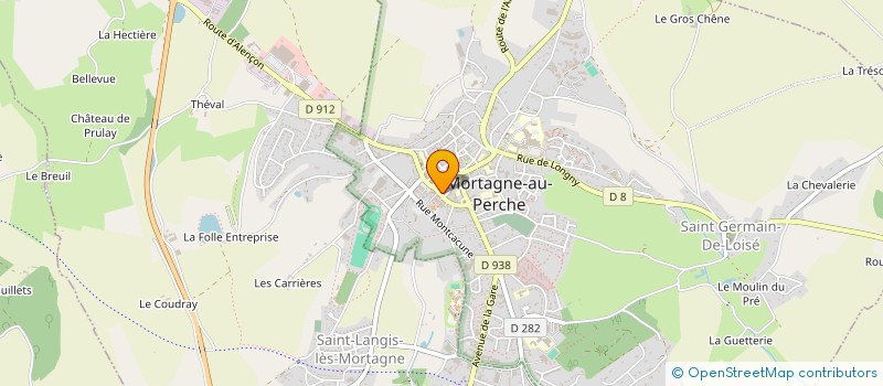 localisation de l'entreprise COMMUNE DE MORTAGNE AU PERCHE à MORTAGNE-AU-PERCHE