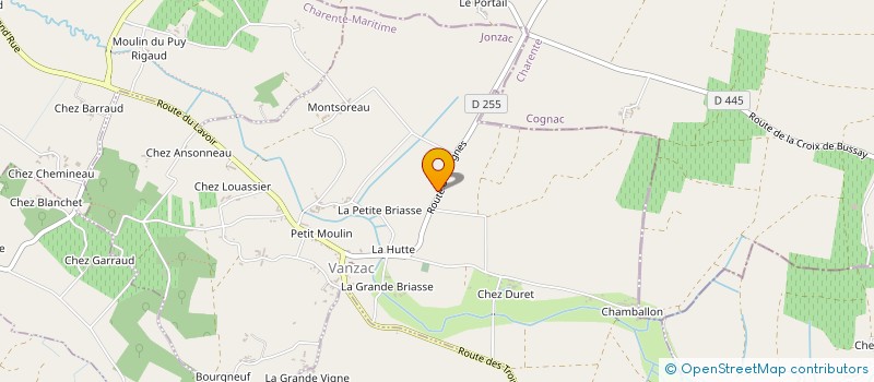 localisation de l'entreprise COMMUNE DE MORTIERS  MORTIERS