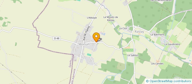 localisation de l'entreprise COMMUNE DE MORTON  MORTON