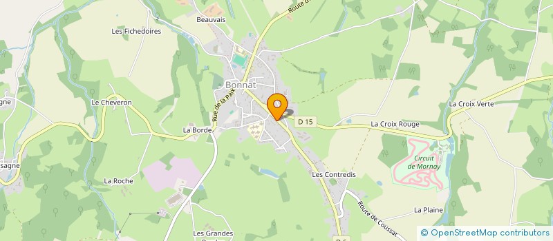 localisation de l'entreprise COMMUNE DE MORTROUX à MORTROUX