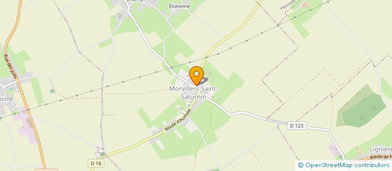 localisation de l'entreprise COMMUNE DE MORVILLERS SAINT SATURNIN  MORVILLERS-SAINT-SATURNIN