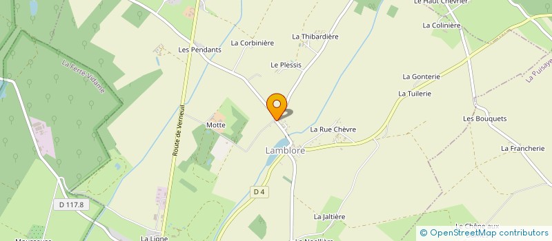 localisation de l'entreprise COMMUNE DE MORVILLIERS à MORVILLIERS